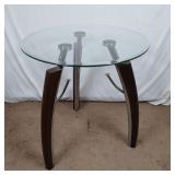 Glass Top Side Table