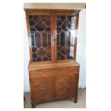 Georgian Mahogany Bookcase Cabinet