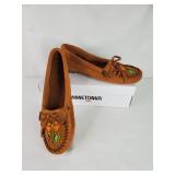 Minnetonka Ziigwan Waabigwan moccasins