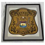 Detroit Police Department Badge Framed Print