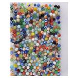 Large Assortment of Vintage Glass Marbles