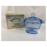 Indiana Glass Oblong Candy Box & Cover