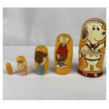 Peanuts Gang Nesting Doll 5 Pieces