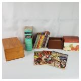 Vintage Cookbooks and Recipe Holders