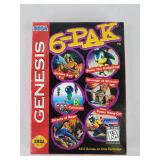Sega Genesis 6-Pak Game Cartridge
