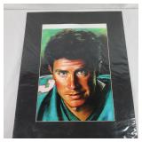 Dan Marino Matted Sketch Print Sealed