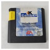 Sega Coach K College Basketball Game Cartridge