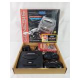Sega Genesis Game System w Original Box Two...
