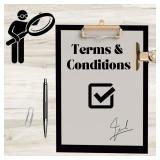Terms & Conditions - PLEASE READ BEFORE BIDDING