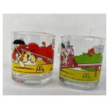 McDonald's Garfield Vintage Glass Mugs (2)