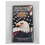 US Penny Collector Souvenir Coin Album Second...