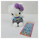 Hello Kitty Plush and Stickers