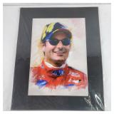 Matted Sketch Art Print Jeff Gordon Sealed