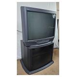 Sony Trinitron 27' CRT TV & Sony TV Stand w/Remote