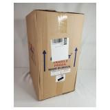 Acrimet Set of 4 Black Wastebasket