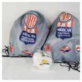 ABA Basketballs (2) & Net