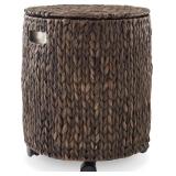Casafield Round Rolling Storage Ottoman