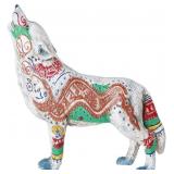 Aztec Wolf Spirit Figurine