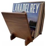Scandifornian Vinyl Stand Walnut for up to 50...
