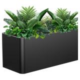 BHCORTEN Metal Rectangular Planter Box 36' L x...