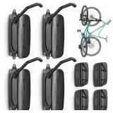 Montek Wall Mounted Bike Rack 4 Pack
