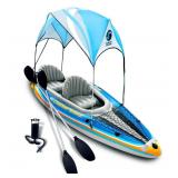 Chesapeake 2-Person Inflatable Kayak w Canopy
