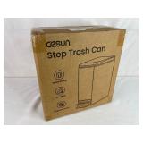 Cesun Step Trash Can 1.6 Gallons Black