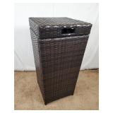 Crosley Palm Harbor Outdoor Wicker Trash Bin