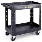 ELAFROS Heavy Duty Plastic Utility Cart 34' x 17'