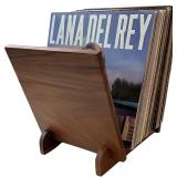Scandifornian Vinyl Stand Walnut for up to 50...