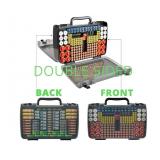 Double Sided Battery Organizer Plastic Storage...