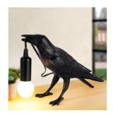 Goth Raven Lamp