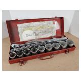 large 21 pc socket wrench set