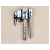 snap-on sockets allen head, flat head & more