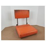 vintage browns padded bleacher chair