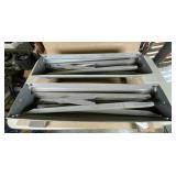 metal sawhorses