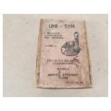 uni - syn multiple carburetor synchronizer model a
