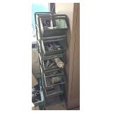 42' tall metal parts container pullout drawers