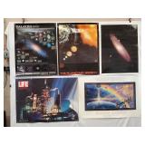 Retro Astronomy & NASA Poster Collection (8)