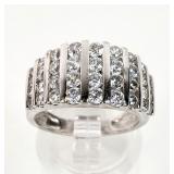 Sterling Silver 925 Cluster Ring