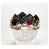 Sterling Silver 925 Art Deco Ring
