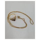 .925 Silver Chain & Ring