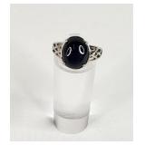 925 Sterling & Blue Stone Ring