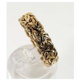 10K Gold Byzantine Ring