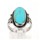 Sterling Silver Turquoise Ring