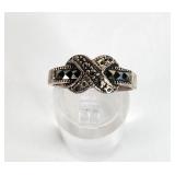 Sterling Silver Marcasite Ring