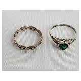 .925 Filigree Rings (2)