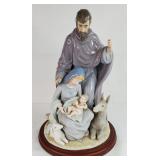 Porcelain Holy Family Figurine
