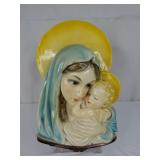 Madonna and Child Virgin Mary Wall Plaque