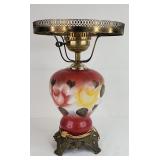 Painted Glass Lamp Base